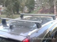 Багажник на крышу Honda CR-V 4 (с 2012 г.), Lux, аэродинамические дуги (53 мм) на интегрированные рейлинги
