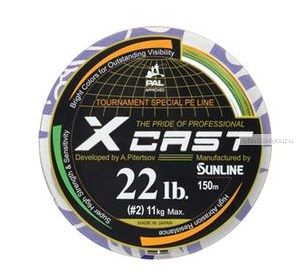 Плетеная леска Sunline X CAST  150 м