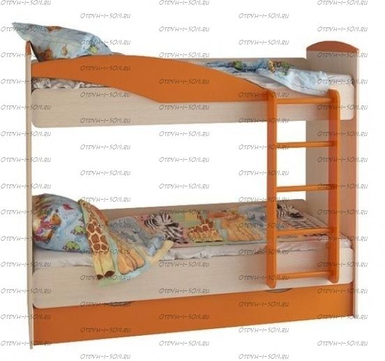 Кровать двухъярусная Немо