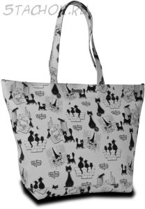 Сумка женская "Кошки Франции 001" (учтена стоимость доставки)