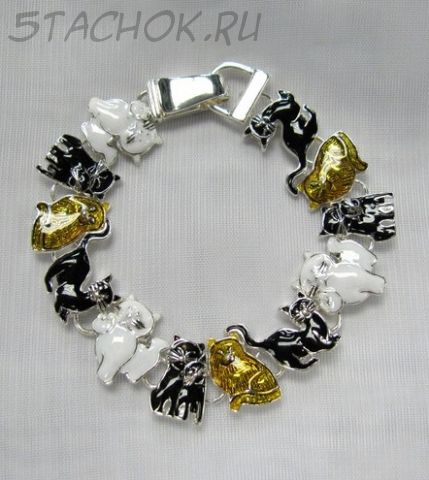Браслет "Котики-2"