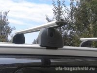Багажник на интегрированные рейлинги Citroen C4 Aircross, Lux, аэродинамические дуги (53 мм)