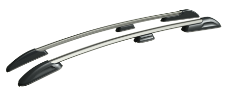 Рейлинги на Mazda 3, анод серый