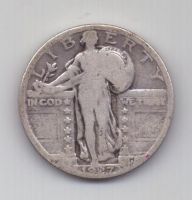 1/4 доллара 1927 г. США