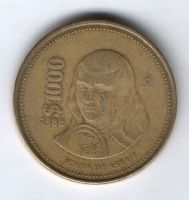 1000 песо 1988 г. Мексика