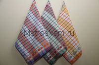 кухня лен Клетка 40х70 (12 шт ) арт. KX022 полотенце LIKE TEXTILE
