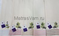 кухня вафля Оливки  40х60 (12 шт ) арт. KX 104 полотенце  LIKE TEXTILE