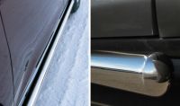 Пороги труба d76 с накладками (вариант 3) MAZDA CX-7 2007-2009