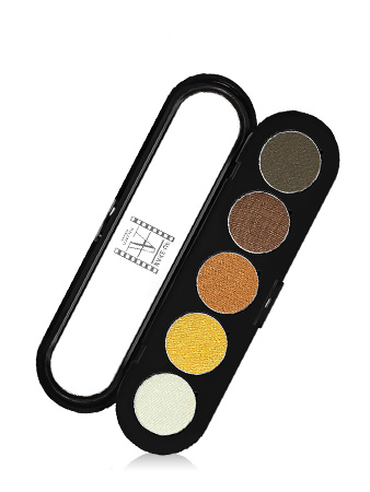 Make-Up Atelier Paris Palette Eyeshadows T14 Golden tones Палитра теней для век №14 золотисто-оранжевые тона