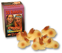 3D Кролики Goshman (5 маленьких и 3 больших)