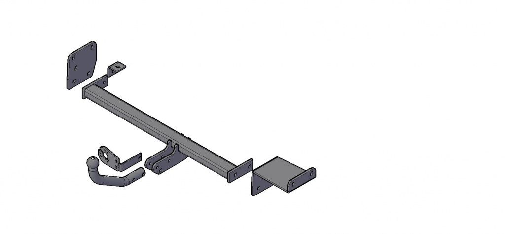 Фаркоп "Трейлер" для Kia Soul (PS) хэтчбек (комби) c 2014 г.в.