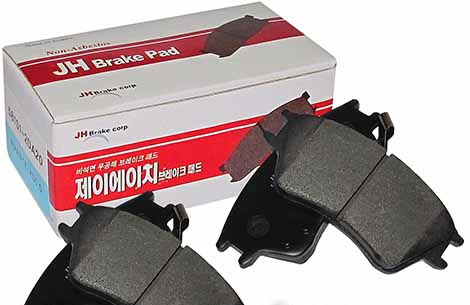 Колодки тормозные передние HYUNDAI Elantra '00- 581012DA20 JP1002 JH Brake