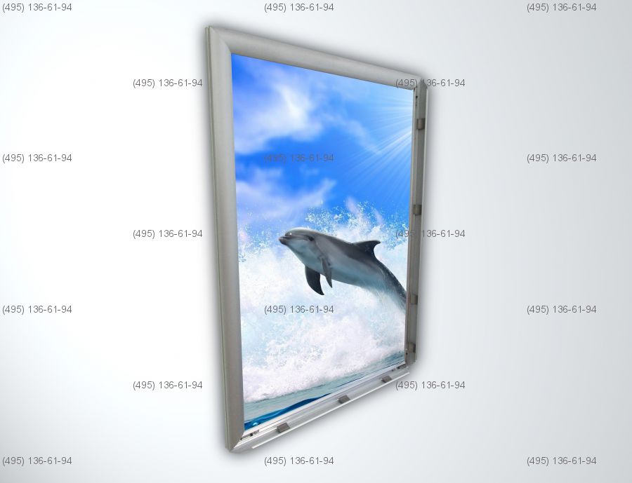 Световая панель Frame LED Framelight Classic (фреймлайт), односторонняя, формат A1, 594х841 мм