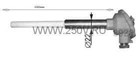 Высокотемпературная термопара ТП-0395-06- ХА(К) +1300°С 1м