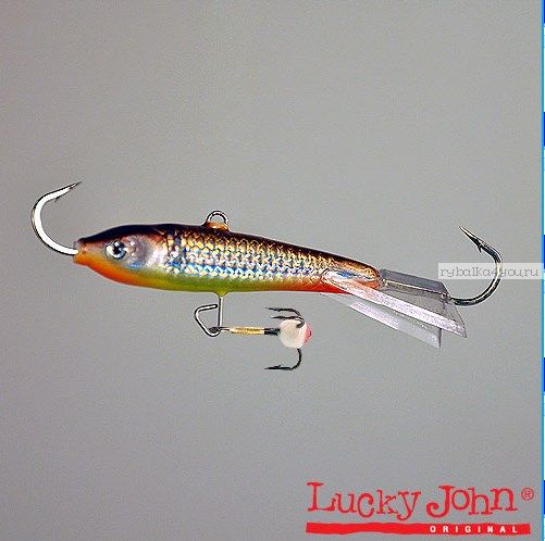 Балансир Lucky John Classic 6 + тр. 60 мм / 18 грамм / цвет: 01H