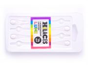 Светящиеся шнурки для обуви Hilaces цвет Прозрачный/Белый