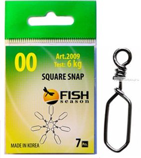 Застёжка Fish Season Square Snap (Артикул: 2009)