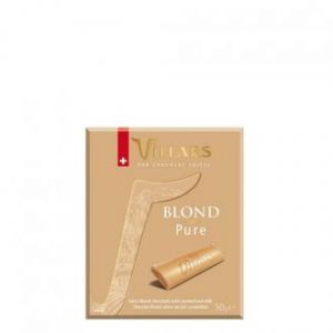 Шоколадка Белый шоколад с карамелизованным молоком Villars Blond Pure - 50 г (Швейцария)