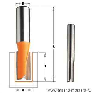 Фреза пазовая монолитная S=12 D= 6 x 19 x 60 CMT 911.560.11