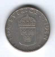 1 крона 1989 г. Швеция