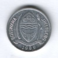 1 тхебе 1989 г. Ботсвана