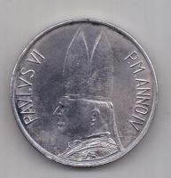 500 лир 1966 г. Ватикан.