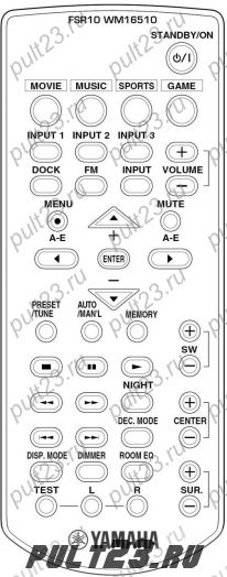 YAMAHA FSR10, WM165100, YAS-70