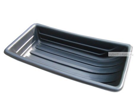 Сани рыбацкие (пласт. корыто) №11 1100х540х230 черный (арт.43554)