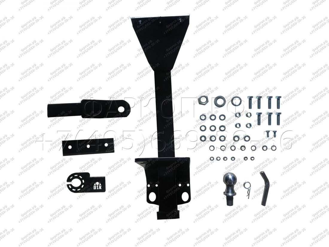 Фаркоп Uaz Hunter / УАЗ ХАНТЕР 2003- без подрезки бампера. Тип шара: E (легкосъемный шар под квадрат). Нагрузки: 3000/120 кг.