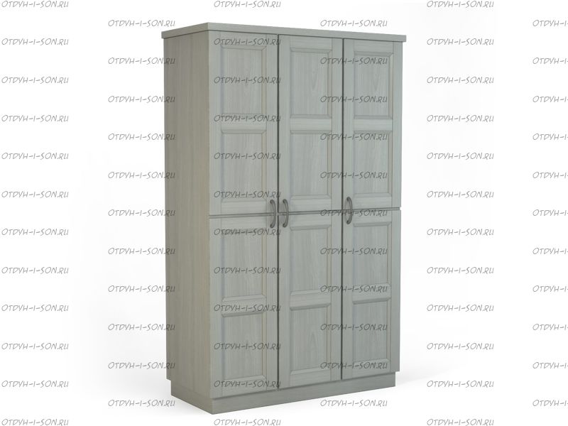 Шкаф 3-дверный Варна Массив DreamLine (135х57х219,4)