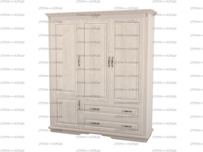 Шкаф 3-дверный Палермо Массив DreamLine (162х66х220)