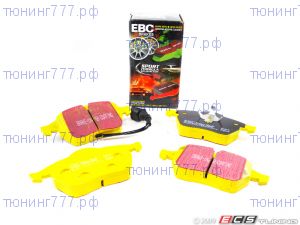 Колодки тормозные, EBC Yellow Stuff, задние для 2.4л