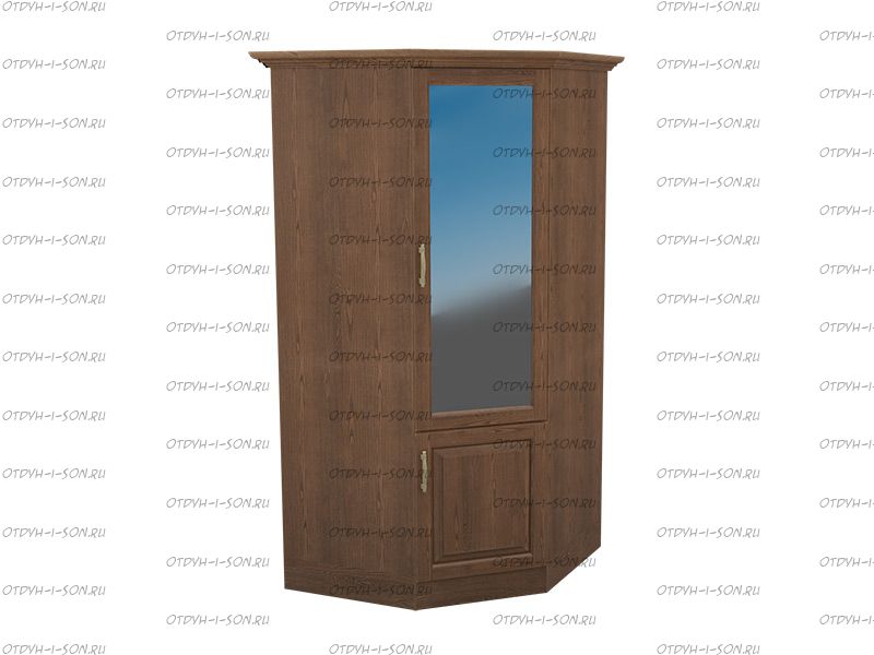 Шкаф угловой №3 Массив DreamLine (98х90х220)