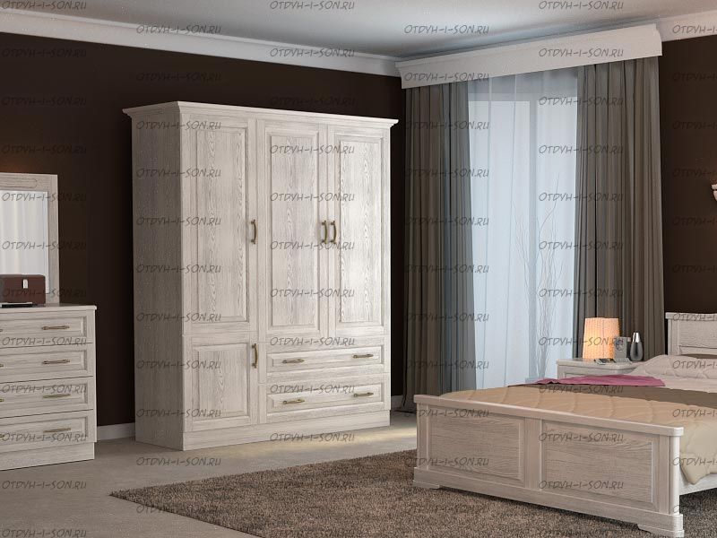 Шкаф 3-дверный Массив DreamLine (143х56х220)