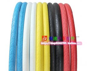 Твердая бескамерная велосипедная покрышка  24x1 3/8 (37-540) Желтая