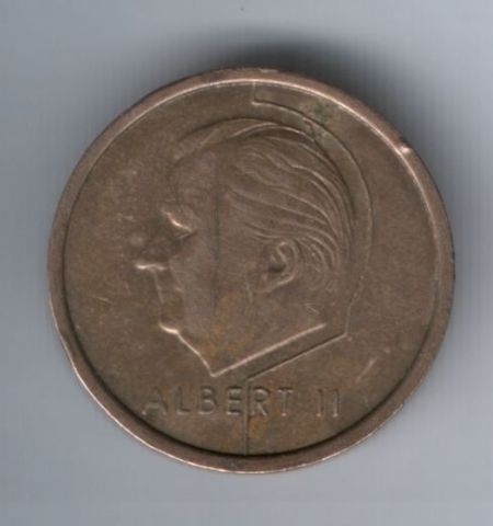 20 франков 1996 г. Бельгия