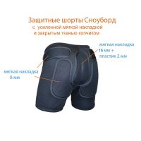 защитные шорты для сноуборда
