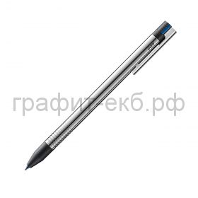 Ручка шариковая Lamy Logo Мультисистема полированная сталь синяя+красная+черная 405