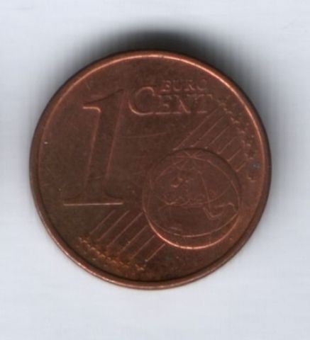 1 евроцент 2002 г. Германия