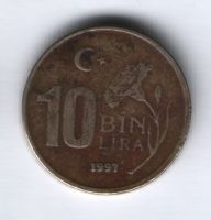 10000 лир 1997 г. Турция
