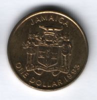 1 доллар 1993 г. Ямайка