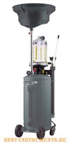 KRW1839.80 Установка для слива и откачки масла, с мерной емкостью, 80л. Kraftwell
