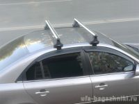 Багажник на крышу Hyundai Sonata NF, Атлант, аэродинамические дуги