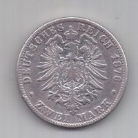 2 марки 1876 г. С. Пруссия. Германия
