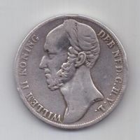 1 гульден 1848 г. Нидерланды
