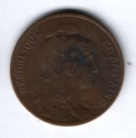 10 сантимов 1914 г. Франция
