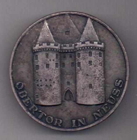 медаль 1973 г. Нойс. Германия