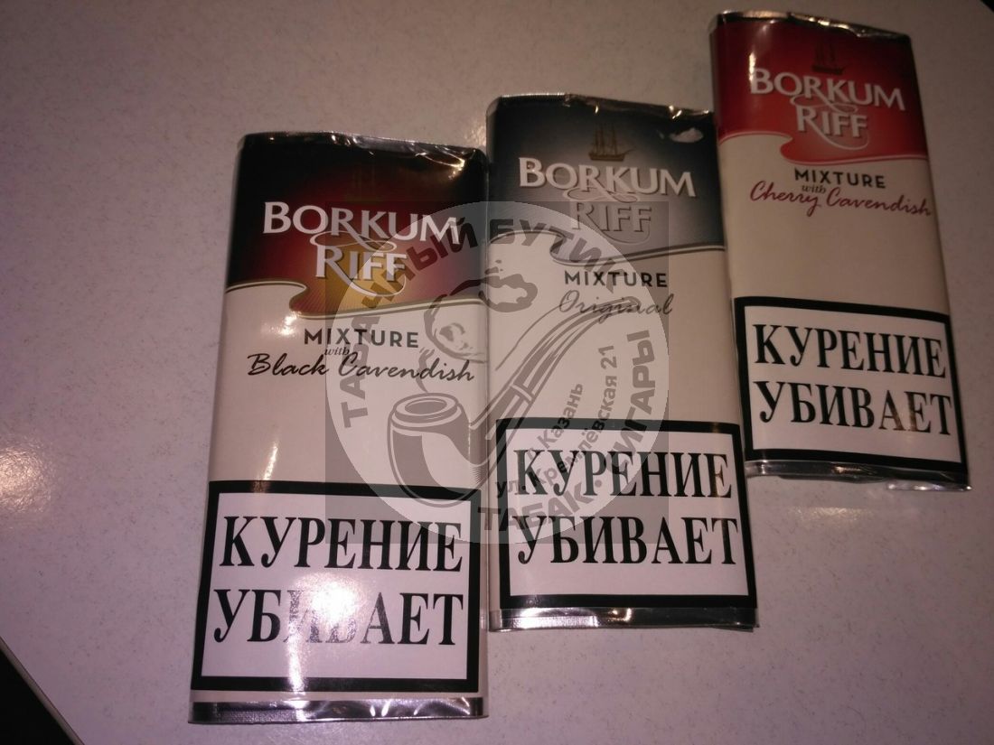 Трубочный табак Borkum Riff 40 гр. АССОРТИМЕНТ.