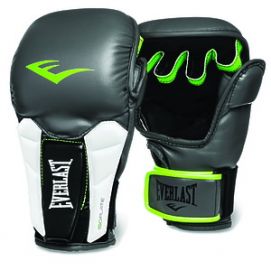 Перчатки тренировочные Everlast  Prime MMA LXL сер/зел 3200001