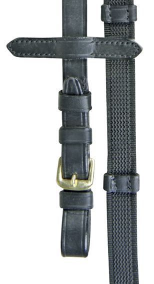 Повод с антискользящими вставками и нашивками  -Lea- "HKM"